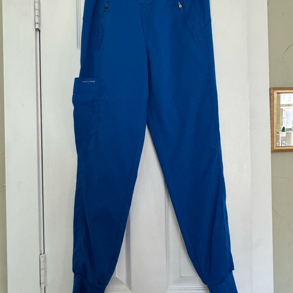 Healing Hands Blue Scrub Top - Picture 3 of 4